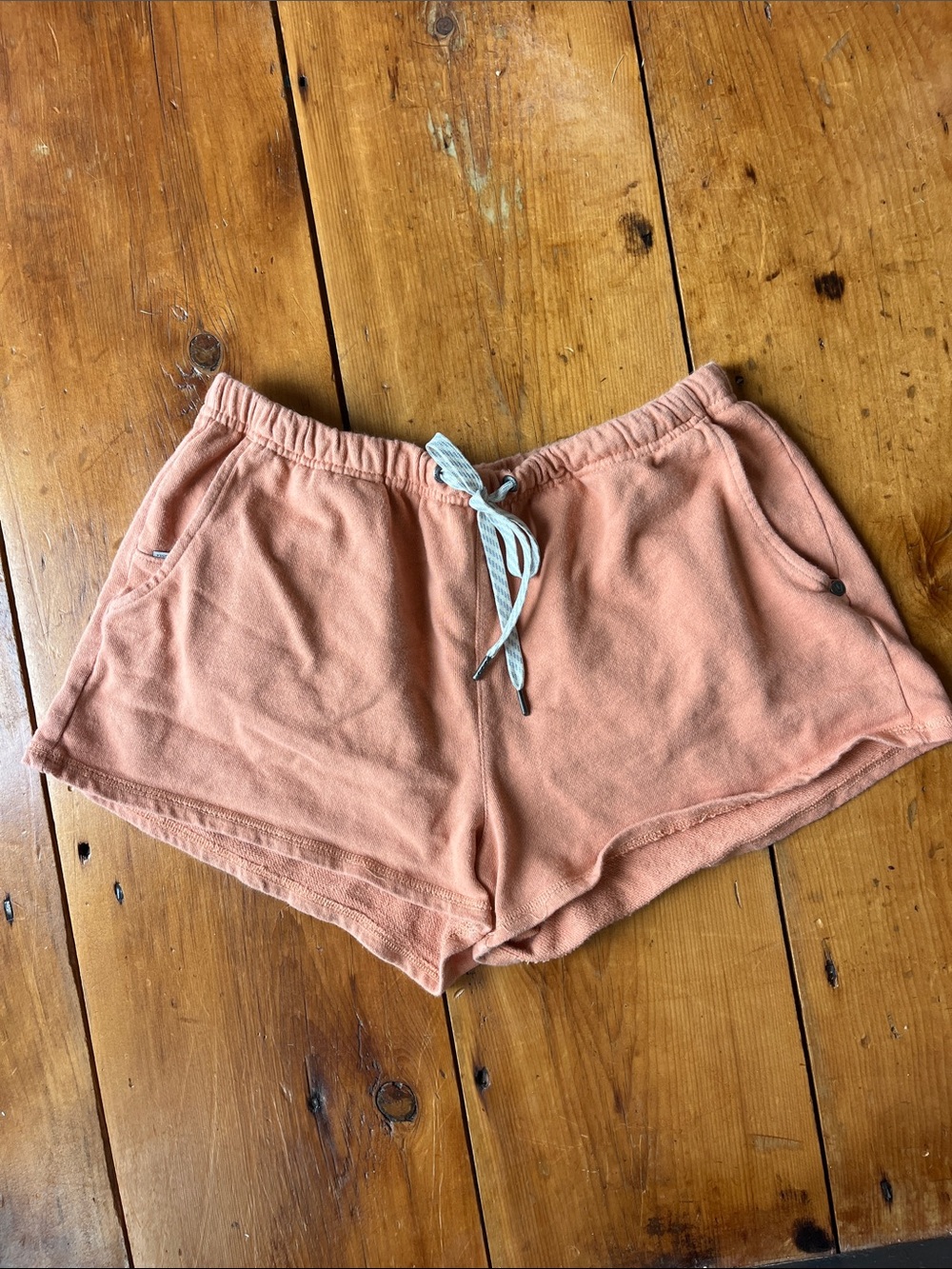 Vuori Peach Terry Drawstring Athletic Shorts